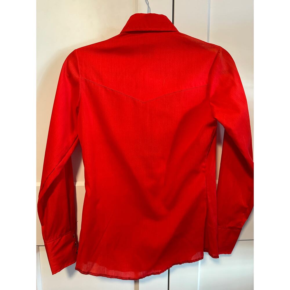 68. Vintage Wrangler for Women shirt; size 9/10 - Picture 3 of 5